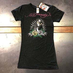 Ed Hardy Burnout T-shirt